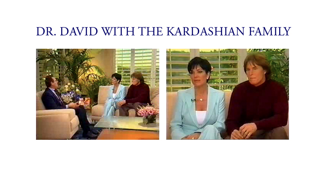 Dr. David with the Kardashian family